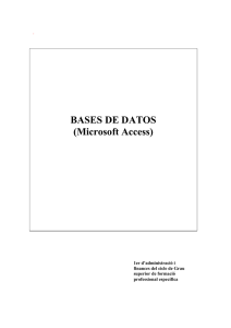 BASES DE DATOS (Microsoft Access)