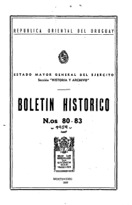 boletín histórico - La Biblioteca Artiguista