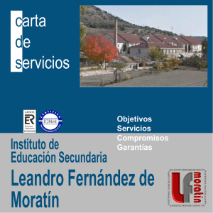 Leandro Fernández de Moratín Instituto de Educación Secundaria