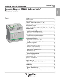 PowerLogic EGX300 User`s Guide-ESPAÑOL pdf