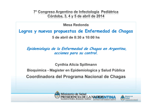 Logros y nuevas propuestas de Enfermedad de Chagas