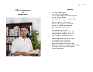 Letelier, Elías - Pagina de Poesia