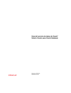 Guía del servicio de datos de Oracle® Solaris Cluster para Oracle