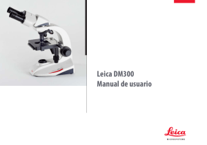 Leica DM300 Manual de usuario