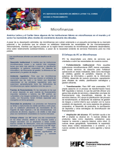 Microfinanzas