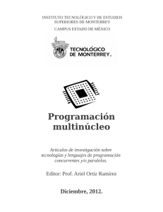 Programación multinúcleo - Tecnológico de Monterrey