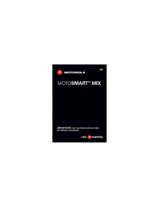 MOTOSMART MIX - XT550 Guía de inicio rápido