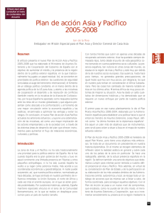 Plan de acción Asia y Pacífico 2005-2008 - Anuario Asia