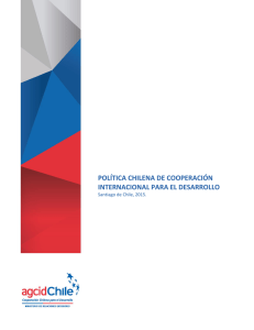 Política Chilena de Cooperación Internacional para el