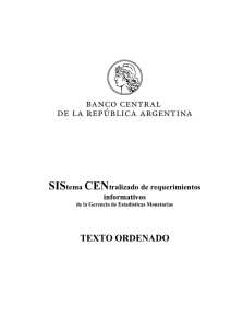 SISCEN - del Banco Central de la República Argentina