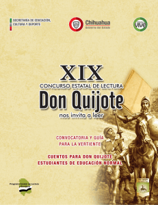 XIX Concurso Estatal de Lectura Don Quijote nos invita a leer