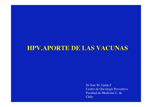 hpv.aporte de las vacunas
