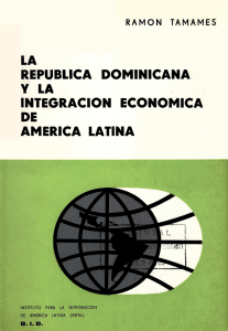 la republica dominicana y la integracion economica de america latina