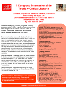 II Congreso Internacional de Teoría y Crítica Literaria