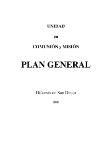 plan general - Diocese of San Diego