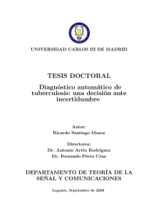 tesis doctoral diagnóstico automático de tuberculosis: una decisión