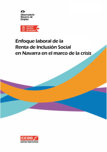 Enfoque laboral de la RIS en Navarra en el marco de la crisis