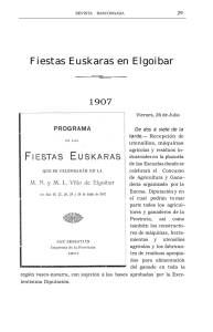 Fiestas Euskaras en Elgoibar