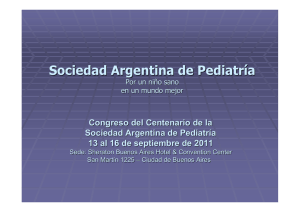 Sociedad Argentina de Pediatría - Sociedad Argentina de Pediatria