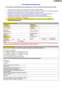 Formulario de Aplicación - Global Network Associates