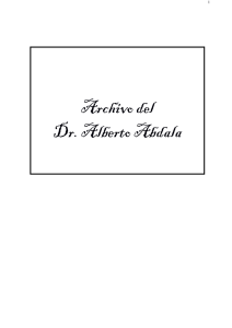 ARCHIVO Dr. ALBERTO ABDALA - Archivo General de la Nación