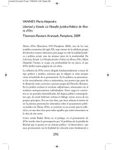 VANNEY, María Alejandra Libertad y Estado. La Filosofía Jurídico