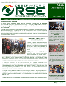 Boletín RSE Agosto 2016