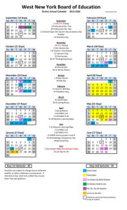 Calendar 2015-2016 - West New York School District