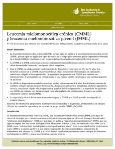 y leucemia mielomonocítica juvenil (JMML)