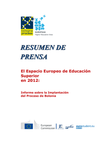 El Espacio Europeo de Educación Superior en - EACEA