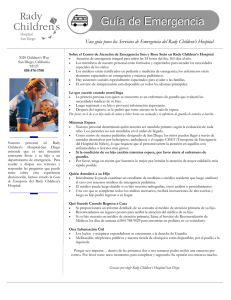 Guía de Emergencia - Rady Children`s Hospital