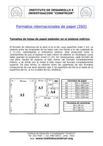 Formatos internacionales de papel