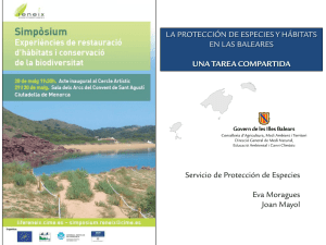 Diapositiva 1 - Life Reneix - Consell Insular de Menorca