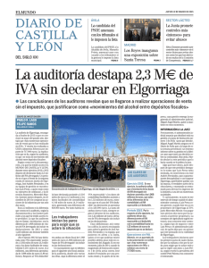 La auditoría destapa 2,3 M€ de IVA sin declarar en Elgorriaga