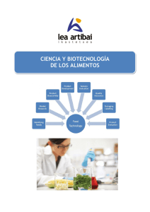 Ciencia y Biotecnologia de los alimentos