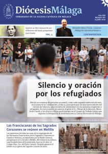 Silencio y oración por los refugiados