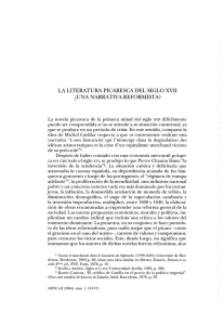 LA LITERATURA PICARESCA DEL SIGLO XVII
