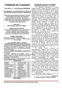 Revista Torreón Cuadros Nº 1 - Ayuntamiento de Bedmar y Garcíez