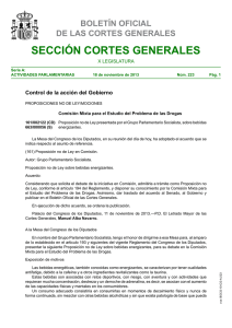 Sección Cortes Generales Serie A
