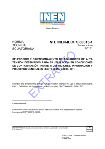 nte_inen_iec_ts_6081.. - Servicio Ecuatoriano de Normalización