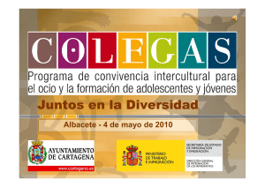 Presentación COLEGAS en Albacete Abril 2010