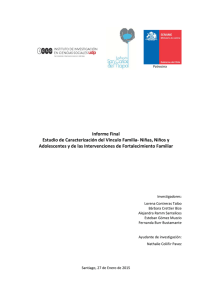 Informe Final Vínculo - Instituto de Investigación en Ciencias Sociales