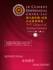 Presentación de PowerPoint - IX Cumbre Empresarial China-LAC
