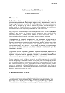 Hacia la protección oficial del peyote1 Alejandro Mendo Gutiérrez 2