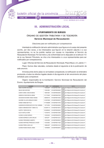 Anuncio 201501380 - Boletín Oficial de la Provincia de Burgos