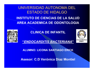 endocarditis bacteriana - Universidad Autónoma del Estado de