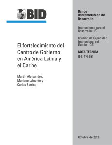 El fortalecimiento del Centro de Gobierno en América Latina y el