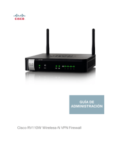 Administración del router Cisco RV110W