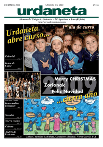 Alumnos del Colegio A. Urdaneta • PP. Agustinos • Loiu (Bizkaia