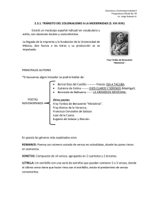 2.3.1. TRÁNSITO DEL COLONIALISMO A LA MODERNIDAD (S. XVI